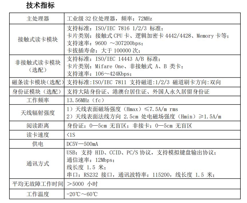 廣東東信智能科技有限公司EST-J13X第三代社?？ㄗx卡器模組模塊規(guī)格參數(shù)